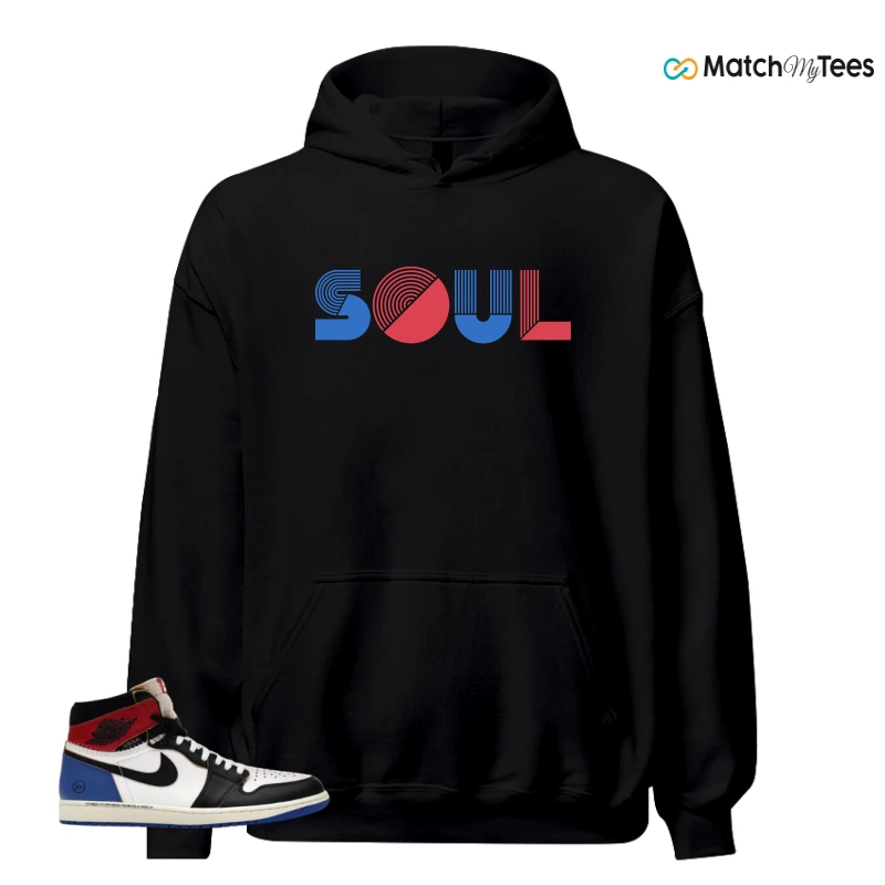 NIKE AIR JORDAN 1 RETRO HIGH OG SP FRAGMENT X UNION LA VARSITY RED SPORT ROYAL SNEAKER Matching Tees hoodie