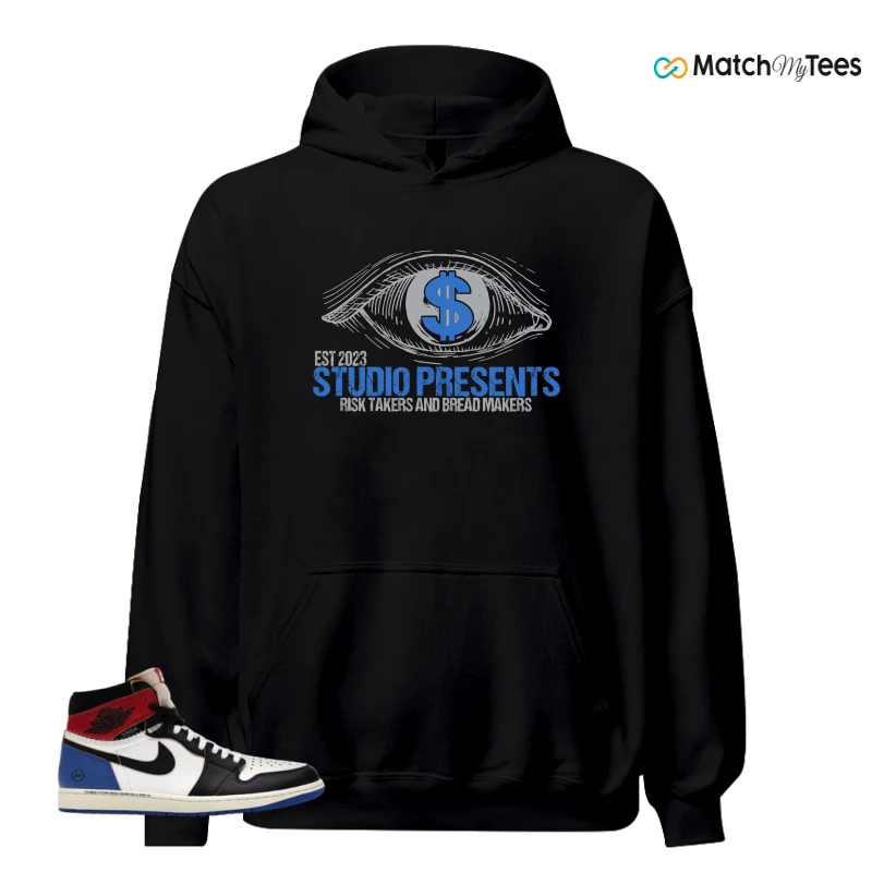 NIKE AIR JORDAN 1 RETRO HIGH OG SP FRAGMENT X UNION LA VARSITY RED SPORT ROYAL SNEAKER Matching Tees hoodie