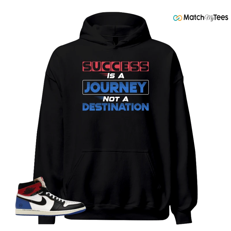 NIKE AIR JORDAN 1 RETRO HIGH OG SP FRAGMENT X UNION LA VARSITY RED SPORT ROYAL SNEAKER Matching Tees hoodie