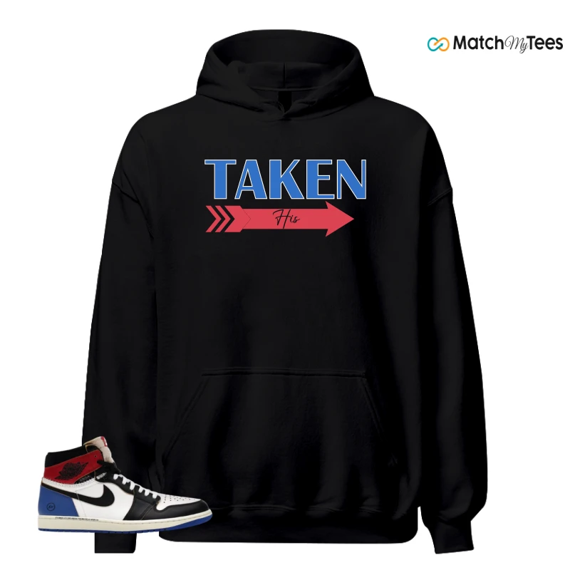 NIKE AIR JORDAN 1 RETRO HIGH OG SP FRAGMENT X UNION LA VARSITY RED SPORT ROYAL SNEAKER Matching Tees hoodie