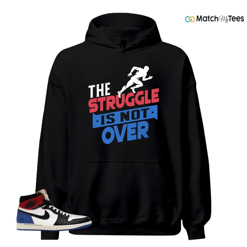 NIKE AIR JORDAN 1 RETRO HIGH OG SP FRAGMENT X UNION LA VARSITY RED SPORT ROYAL SNEAKER Matching Tees hoodie