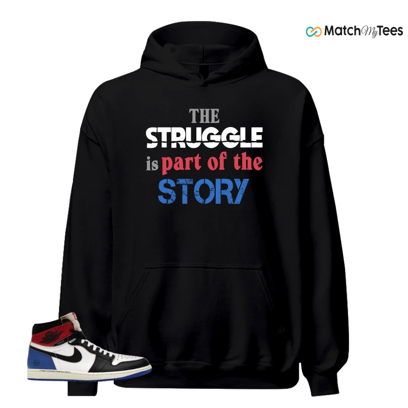 NIKE AIR JORDAN 1 RETRO HIGH OG SP FRAGMENT X UNION LA VARSITY RED SPORT ROYAL SNEAKER Matching Tees hoodie