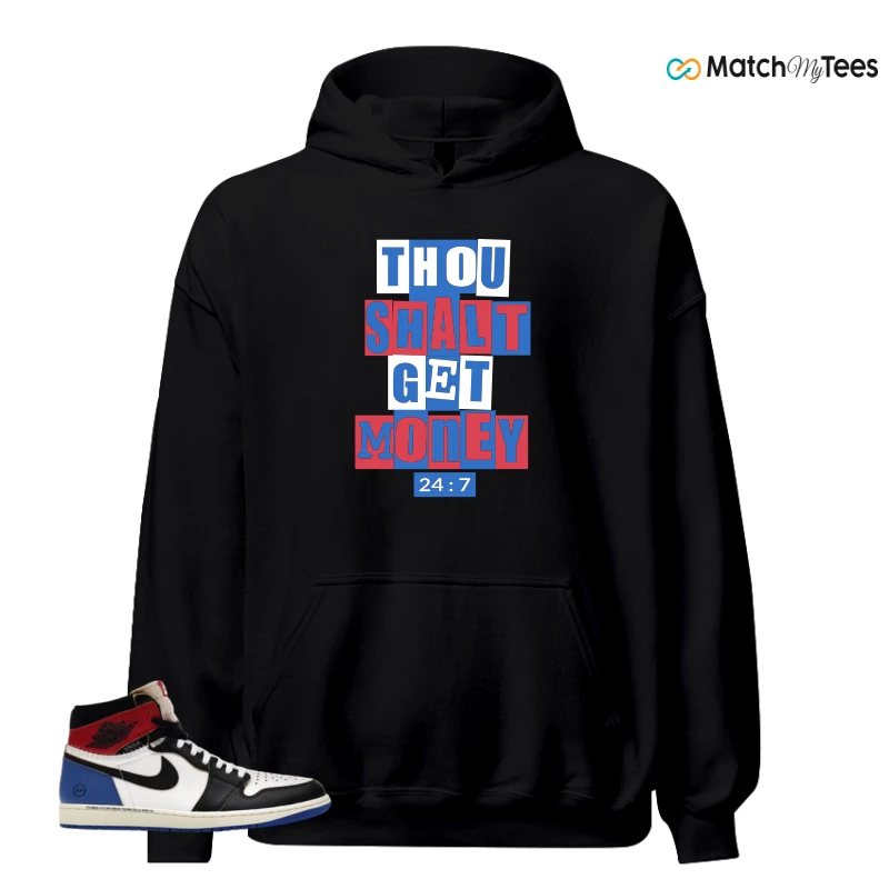 NIKE AIR JORDAN 1 RETRO HIGH OG SP FRAGMENT X UNION LA VARSITY RED SPORT ROYAL SNEAKER Matching Tees hoodie