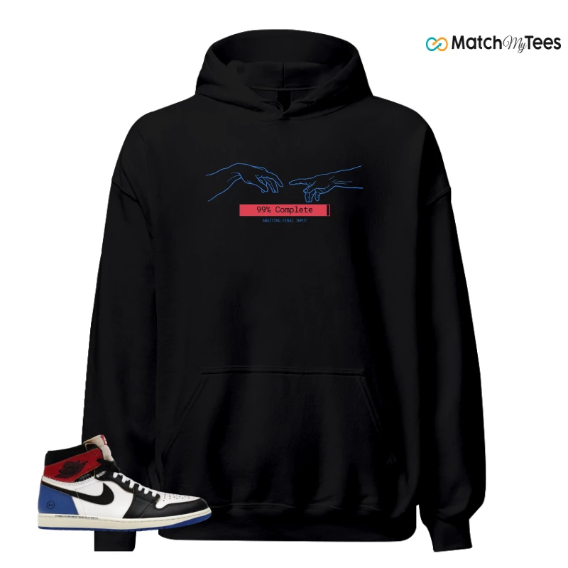 NIKE AIR JORDAN 1 RETRO HIGH OG SP FRAGMENT X UNION LA VARSITY RED SPORT ROYAL SNEAKER Matching Tees hoodie