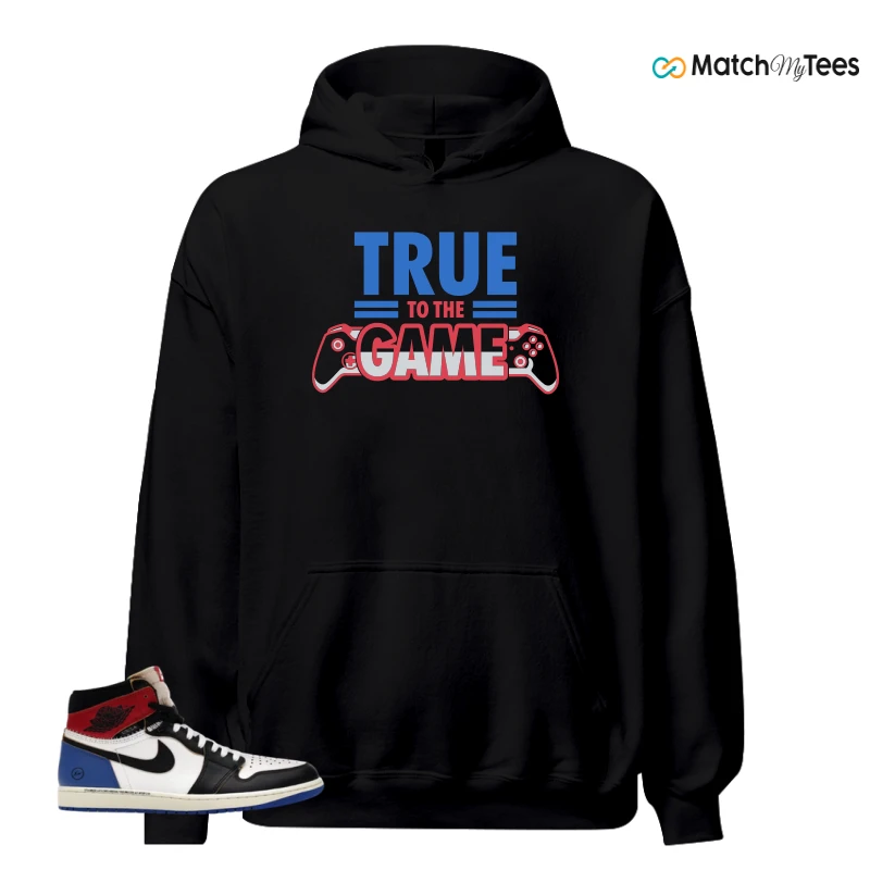 NIKE AIR JORDAN 1 RETRO HIGH OG SP FRAGMENT X UNION LA VARSITY RED SPORT ROYAL SNEAKER Matching Tees hoodie