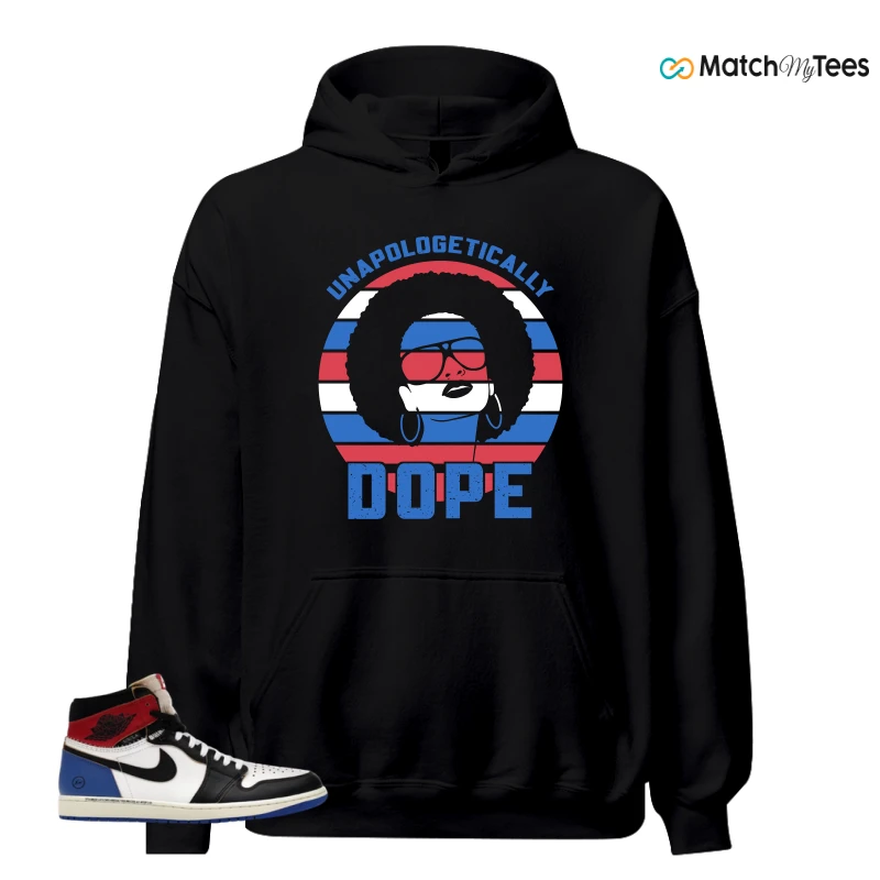 NIKE AIR JORDAN 1 RETRO HIGH OG SP FRAGMENT X UNION LA VARSITY RED SPORT ROYAL SNEAKER Matching Tees hoodie