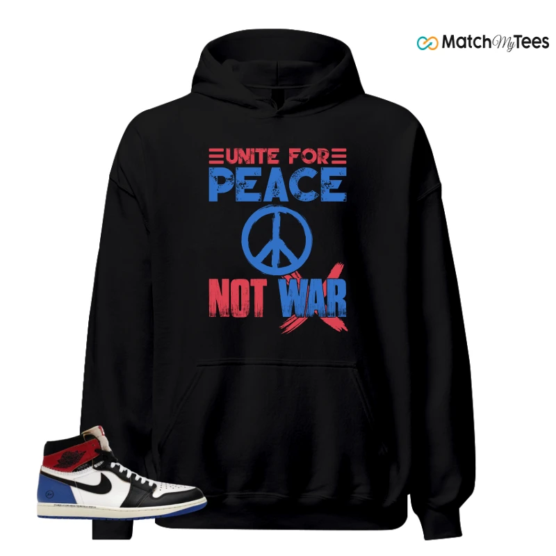 NIKE AIR JORDAN 1 RETRO HIGH OG SP FRAGMENT X UNION LA VARSITY RED SPORT ROYAL SNEAKER Matching Tees hoodie