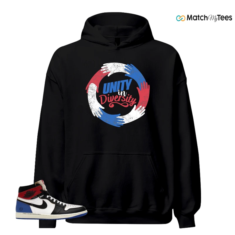 NIKE AIR JORDAN 1 RETRO HIGH OG SP FRAGMENT X UNION LA VARSITY RED SPORT ROYAL SNEAKER Matching Tees hoodie