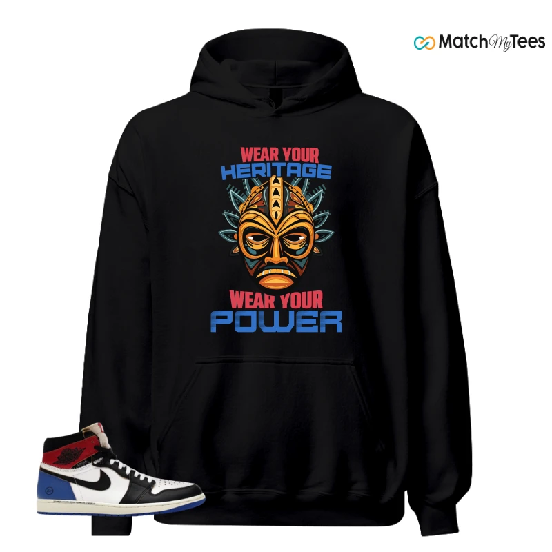 NIKE AIR JORDAN 1 RETRO HIGH OG SP FRAGMENT X UNION LA VARSITY RED SPORT ROYAL SNEAKER Matching Tees hoodie
