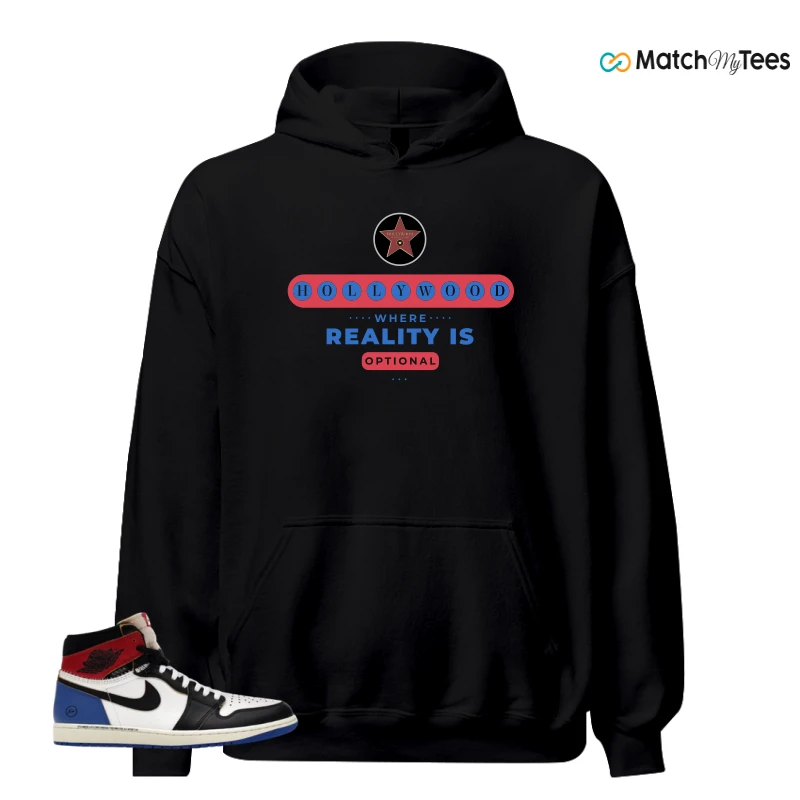 NIKE AIR JORDAN 1 RETRO HIGH OG SP FRAGMENT X UNION LA VARSITY RED SPORT ROYAL SNEAKER Matching Tees hoodie