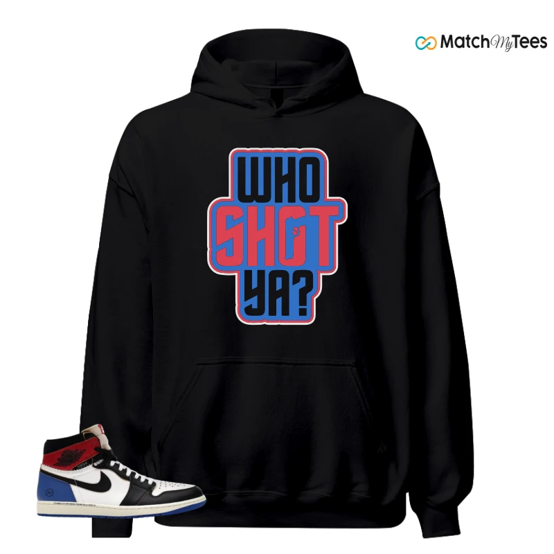 NIKE AIR JORDAN 1 RETRO HIGH OG SP FRAGMENT X UNION LA VARSITY RED SPORT ROYAL SNEAKER Matching Tees hoodie