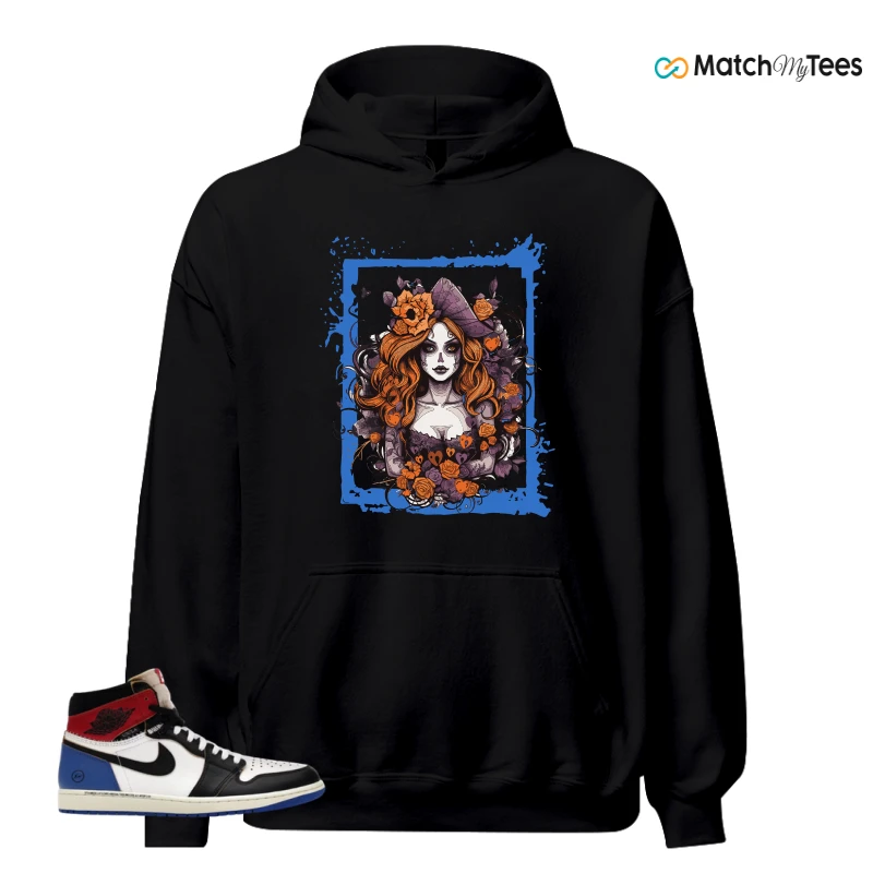 NIKE AIR JORDAN 1 RETRO HIGH OG SP FRAGMENT X UNION LA VARSITY RED SPORT ROYAL SNEAKER Matching Tees hoodie