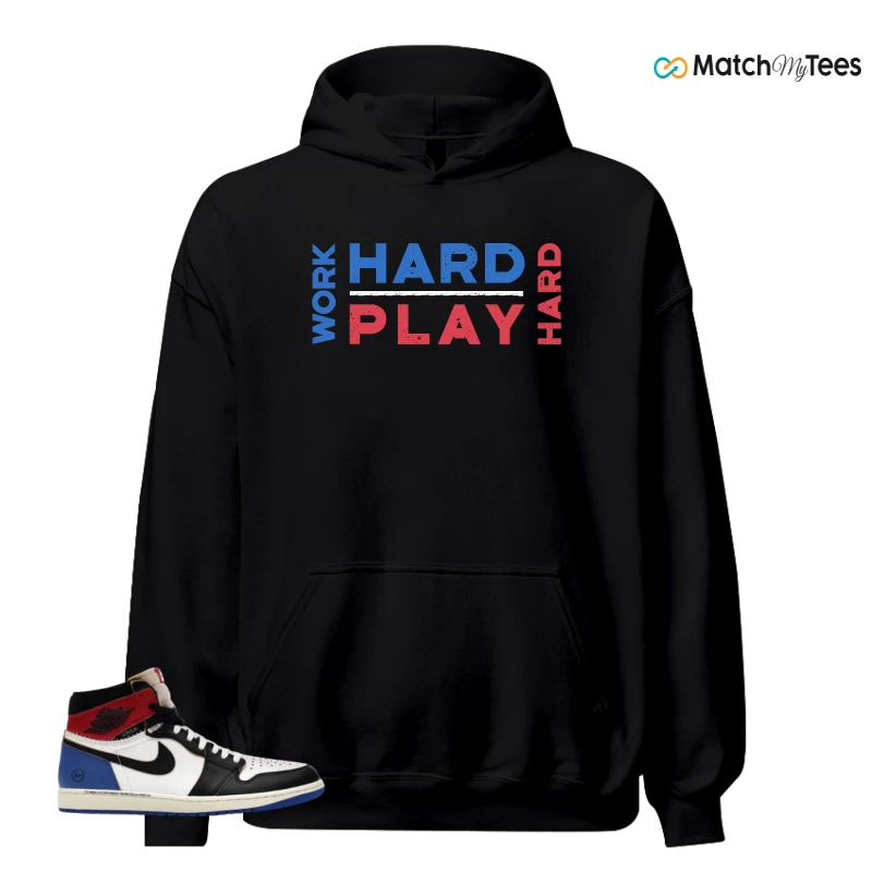 NIKE AIR JORDAN 1 RETRO HIGH OG SP FRAGMENT X UNION LA VARSITY RED SPORT ROYAL SNEAKER Matching Tees hoodie