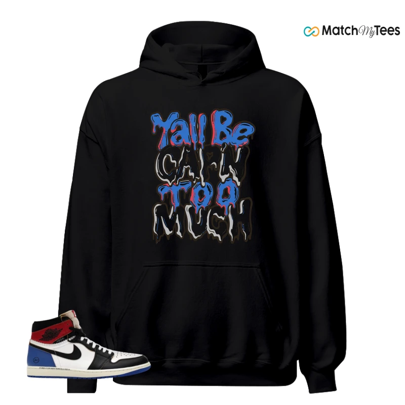 NIKE AIR JORDAN 1 RETRO HIGH OG SP FRAGMENT X UNION LA VARSITY RED SPORT ROYAL SNEAKER Matching Tees hoodie