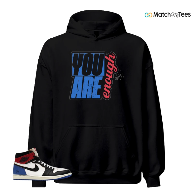 NIKE AIR JORDAN 1 RETRO HIGH OG SP FRAGMENT X UNION LA VARSITY RED SPORT ROYAL SNEAKER Matching Tees hoodie