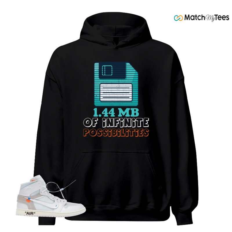 NIKE AIR JORDAN 1 RETRO HIGH VIRGIL ABLOH ARCHIVE ALASKA SNEAKER Matching Tees hoodie