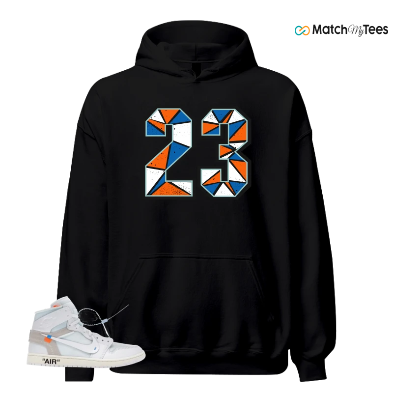 NIKE AIR JORDAN 1 RETRO HIGH VIRGIL ABLOH ARCHIVE ALASKA SNEAKER Matching Tees hoodie