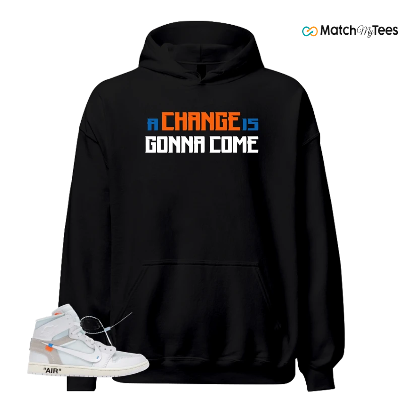 NIKE AIR JORDAN 1 RETRO HIGH VIRGIL ABLOH ARCHIVE ALASKA SNEAKER Matching Tees hoodie