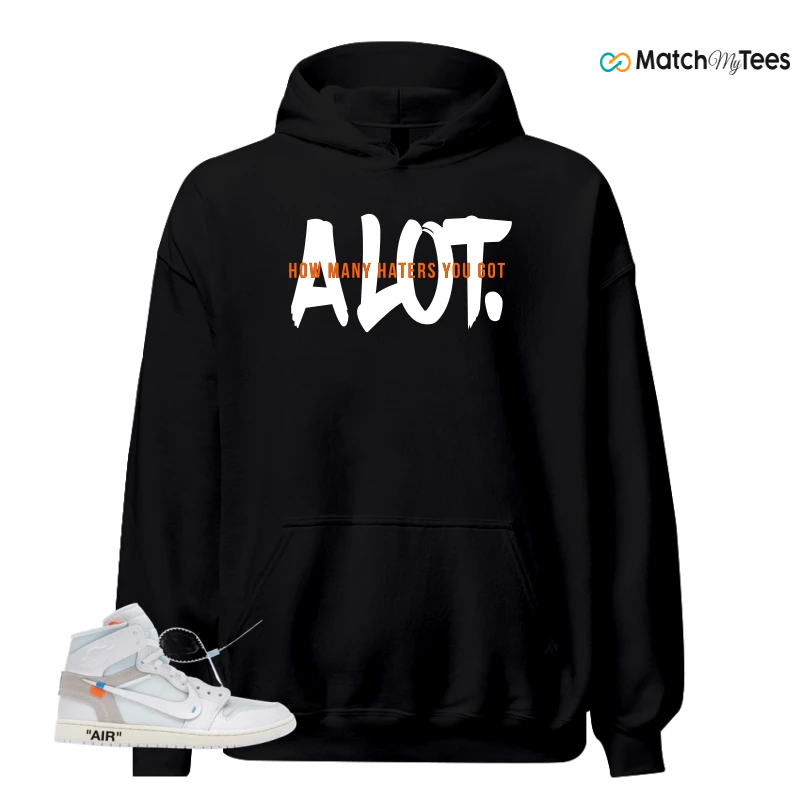NIKE AIR JORDAN 1 RETRO HIGH VIRGIL ABLOH ARCHIVE ALASKA SNEAKER Matching Tees hoodie