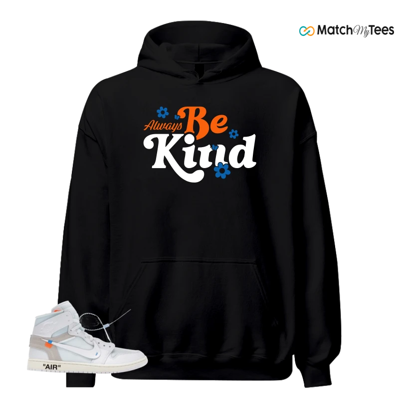 NIKE AIR JORDAN 1 RETRO HIGH VIRGIL ABLOH ARCHIVE ALASKA SNEAKER Matching Tees hoodie