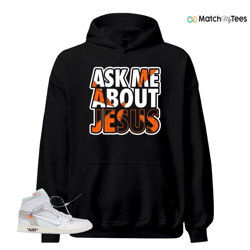 NIKE AIR JORDAN 1 RETRO HIGH VIRGIL ABLOH ARCHIVE ALASKA SNEAKER Matching Tees hoodie