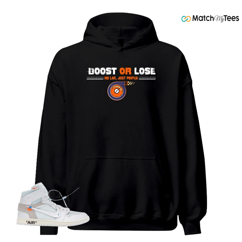 NIKE AIR JORDAN 1 RETRO HIGH VIRGIL ABLOH ARCHIVE ALASKA SNEAKER Matching Tees hoodie