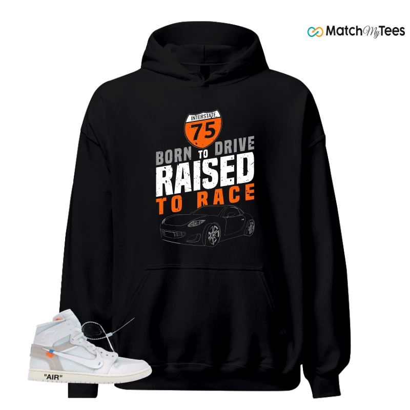 NIKE AIR JORDAN 1 RETRO HIGH VIRGIL ABLOH ARCHIVE ALASKA SNEAKER Matching Tees hoodie