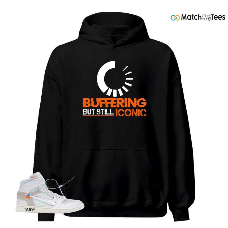 NIKE AIR JORDAN 1 RETRO HIGH VIRGIL ABLOH ARCHIVE ALASKA SNEAKER Matching Tees hoodie