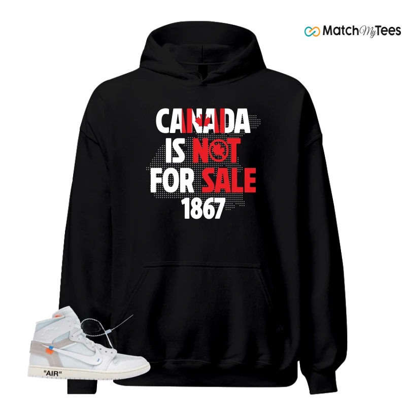 NIKE AIR JORDAN 1 RETRO HIGH VIRGIL ABLOH ARCHIVE ALASKA SNEAKER Matching Tees hoodie