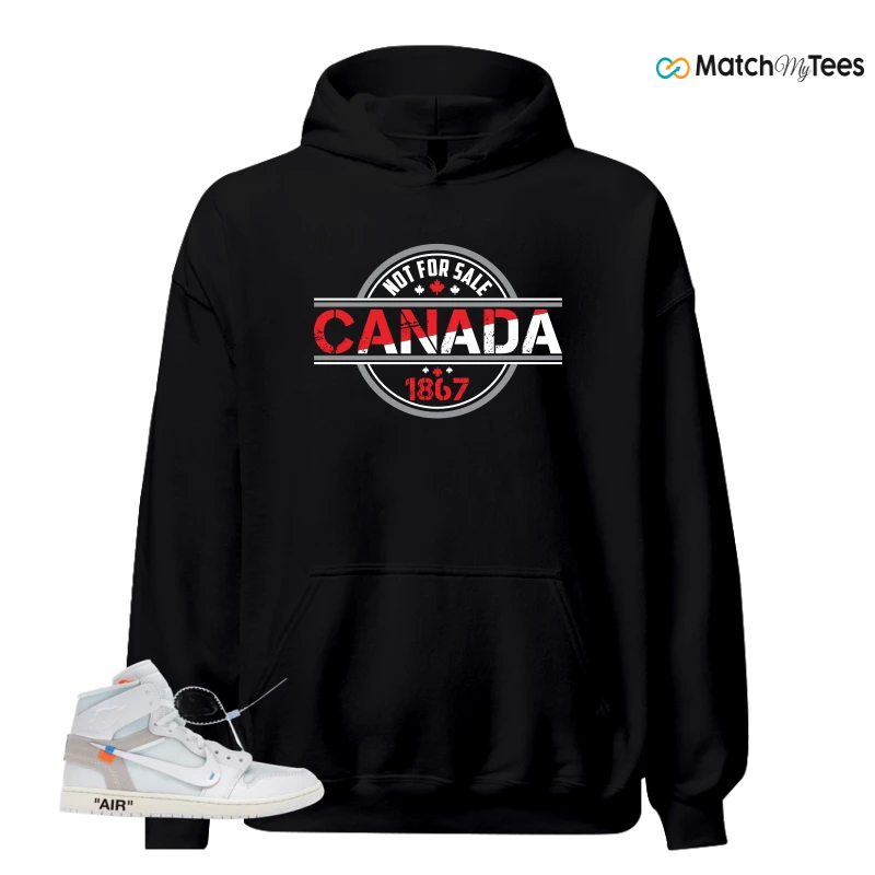 NIKE AIR JORDAN 1 RETRO HIGH VIRGIL ABLOH ARCHIVE ALASKA SNEAKER Matching Tees hoodie