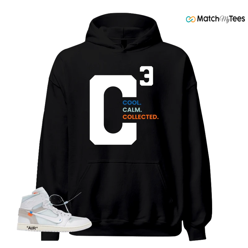NIKE AIR JORDAN 1 RETRO HIGH VIRGIL ABLOH ARCHIVE ALASKA SNEAKER Matching Tees hoodie