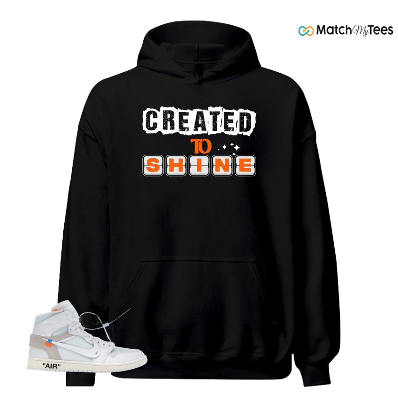 NIKE AIR JORDAN 1 RETRO HIGH VIRGIL ABLOH ARCHIVE ALASKA SNEAKER Matching Tees hoodie