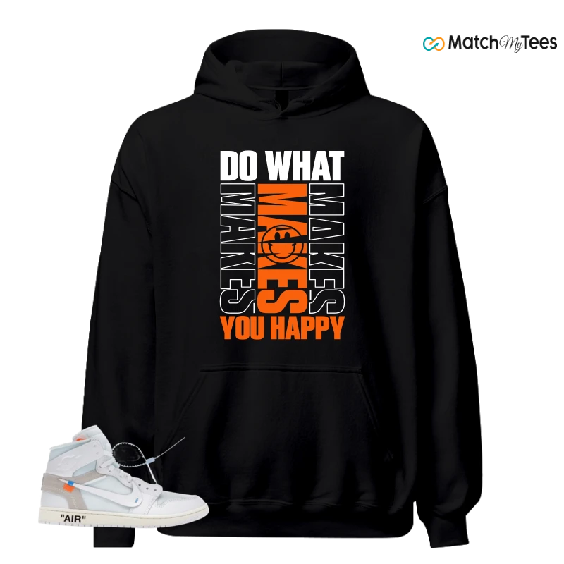 NIKE AIR JORDAN 1 RETRO HIGH VIRGIL ABLOH ARCHIVE ALASKA SNEAKER Matching Tees hoodie