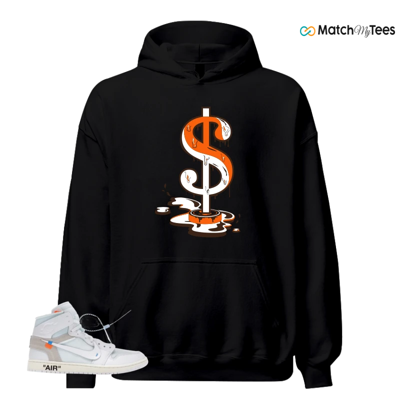 NIKE AIR JORDAN 1 RETRO HIGH VIRGIL ABLOH ARCHIVE ALASKA SNEAKER Matching Tees hoodie