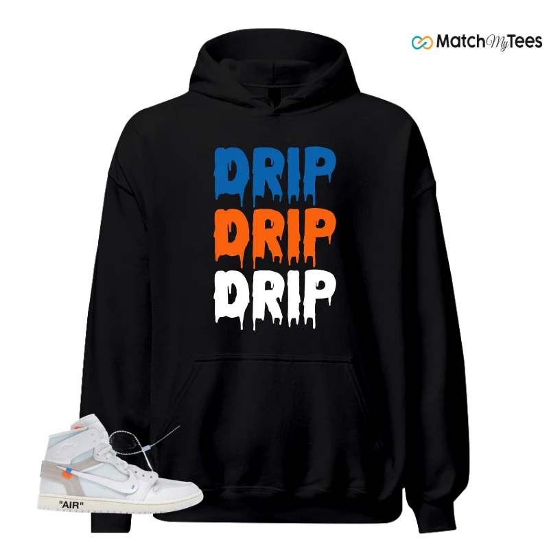 NIKE AIR JORDAN 1 RETRO HIGH VIRGIL ABLOH ARCHIVE ALASKA SNEAKER Matching Tees hoodie
