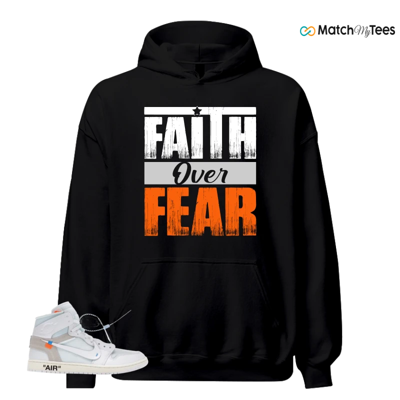 NIKE AIR JORDAN 1 RETRO HIGH VIRGIL ABLOH ARCHIVE ALASKA SNEAKER Matching Tees hoodie
