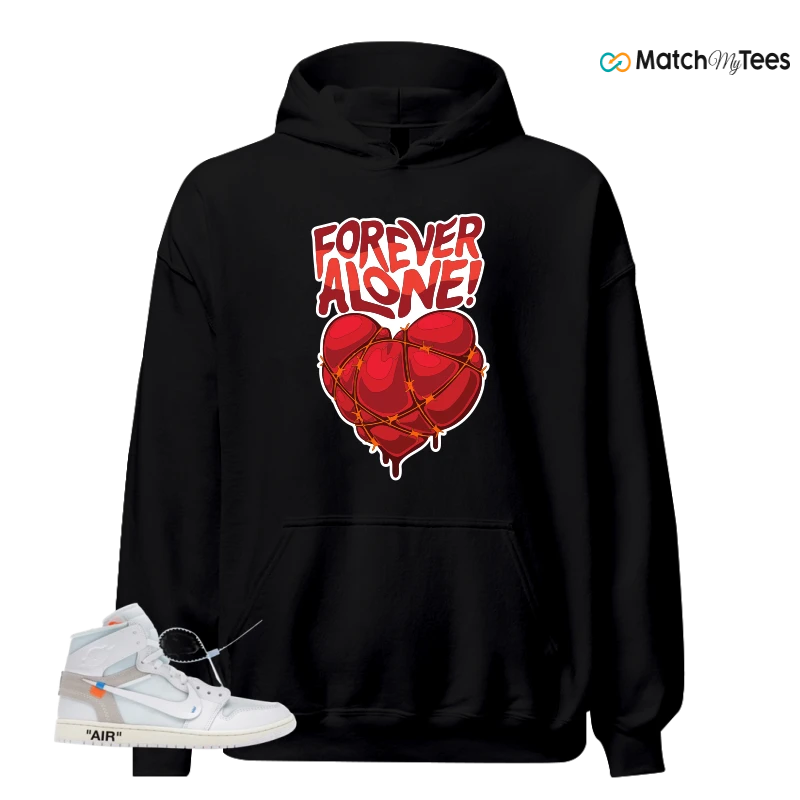 NIKE AIR JORDAN 1 RETRO HIGH VIRGIL ABLOH ARCHIVE ALASKA SNEAKER Matching Tees hoodie