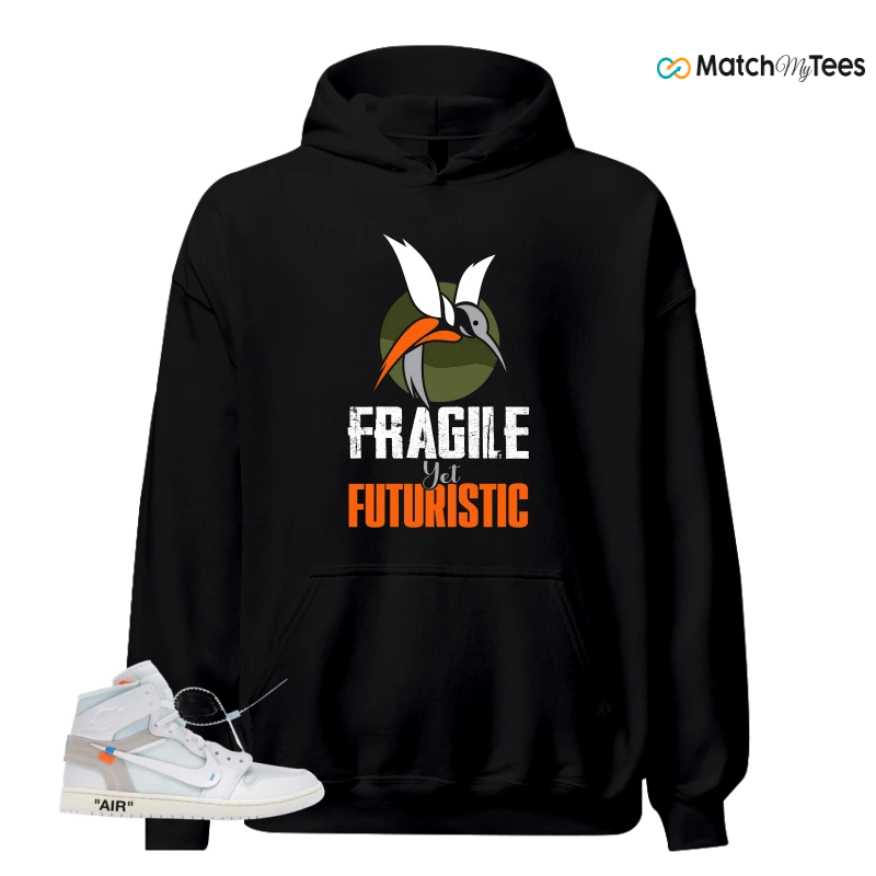 NIKE AIR JORDAN 1 RETRO HIGH VIRGIL ABLOH ARCHIVE ALASKA SNEAKER Matching Tees hoodie