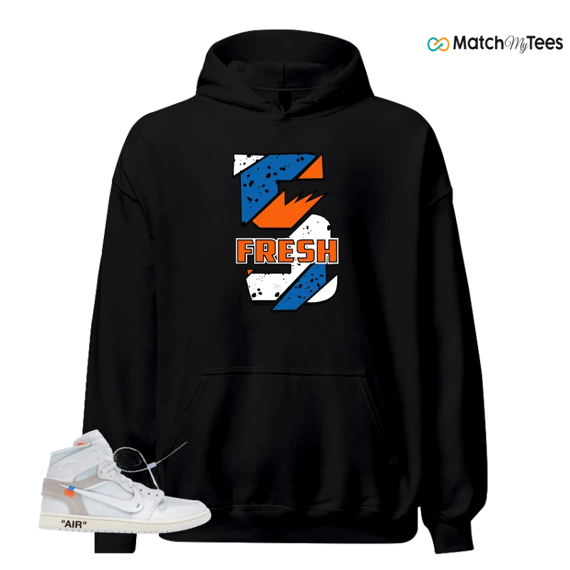 NIKE AIR JORDAN 1 RETRO HIGH VIRGIL ABLOH ARCHIVE ALASKA SNEAKER Matching Tees hoodie
