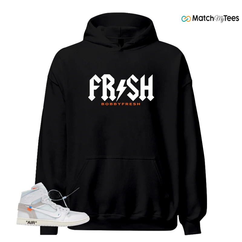 NIKE AIR JORDAN 1 RETRO HIGH VIRGIL ABLOH ARCHIVE ALASKA SNEAKER Matching Tees hoodie