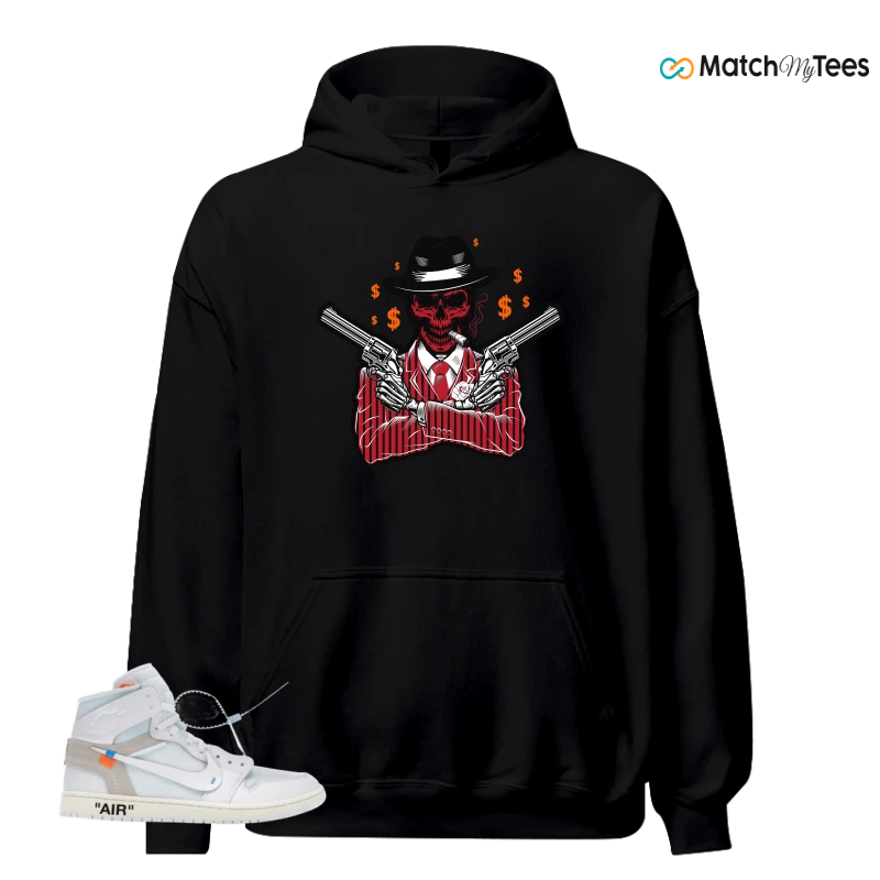NIKE AIR JORDAN 1 RETRO HIGH VIRGIL ABLOH ARCHIVE ALASKA SNEAKER Matching Tees hoodie