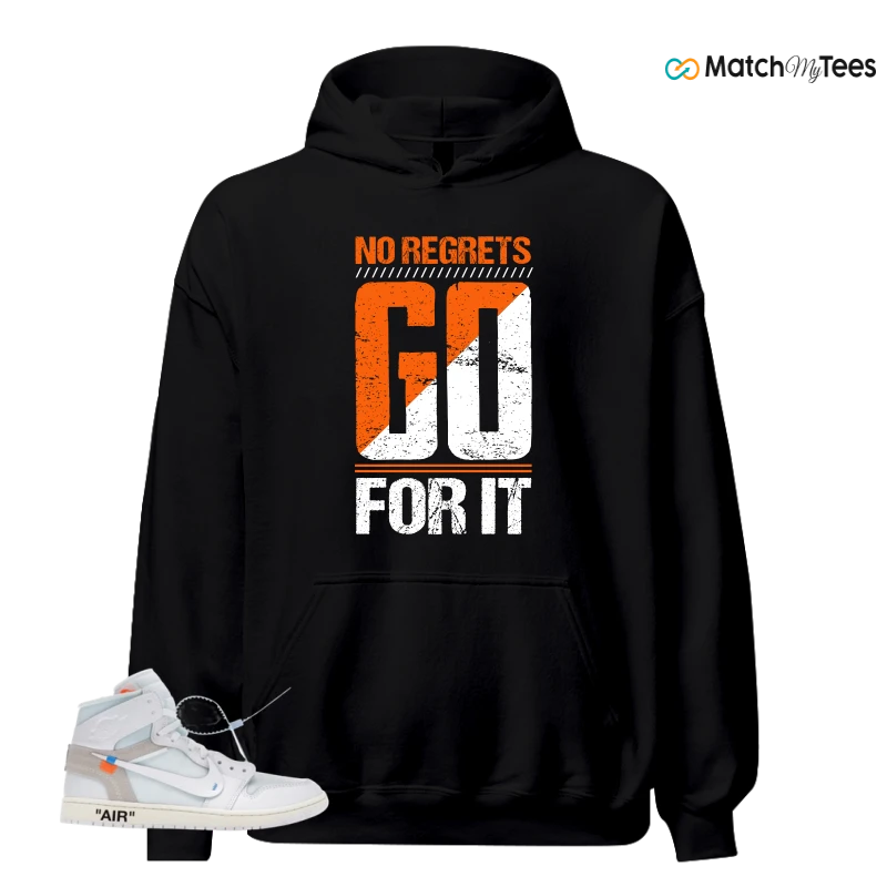 NIKE AIR JORDAN 1 RETRO HIGH VIRGIL ABLOH ARCHIVE ALASKA SNEAKER Matching Tees hoodie
