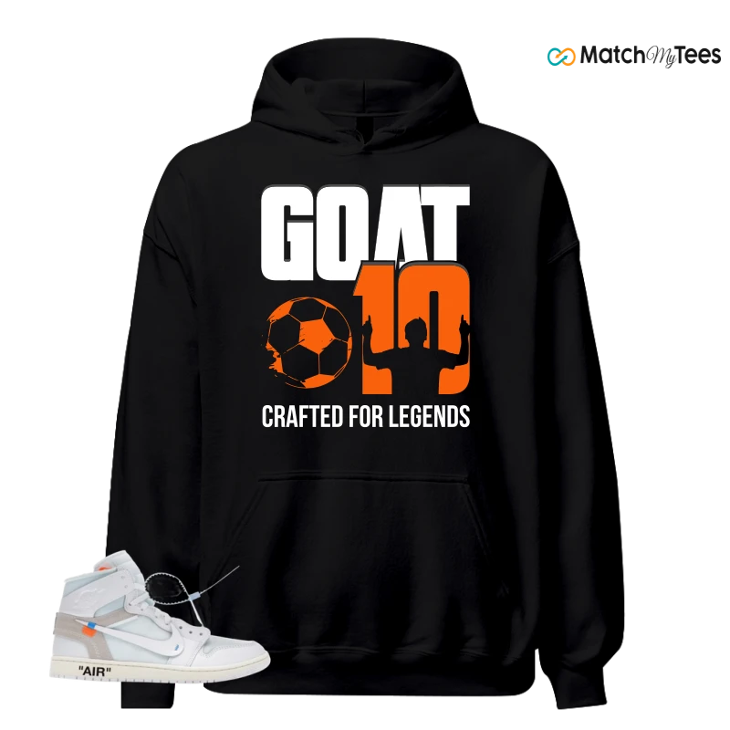 NIKE AIR JORDAN 1 RETRO HIGH VIRGIL ABLOH ARCHIVE ALASKA SNEAKER Matching Tees hoodie