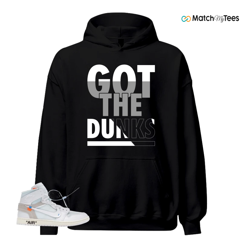NIKE AIR JORDAN 1 RETRO HIGH VIRGIL ABLOH ARCHIVE ALASKA SNEAKER Matching Tees hoodie