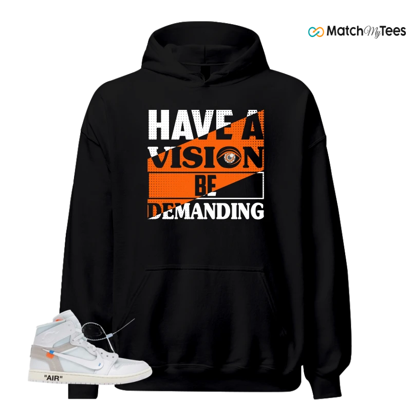 NIKE AIR JORDAN 1 RETRO HIGH VIRGIL ABLOH ARCHIVE ALASKA SNEAKER Matching Tees hoodie