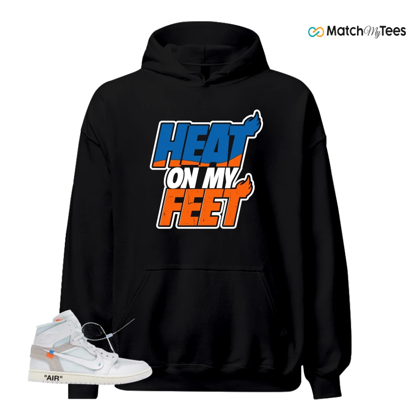 NIKE AIR JORDAN 1 RETRO HIGH VIRGIL ABLOH ARCHIVE ALASKA SNEAKER Matching Tees hoodie
