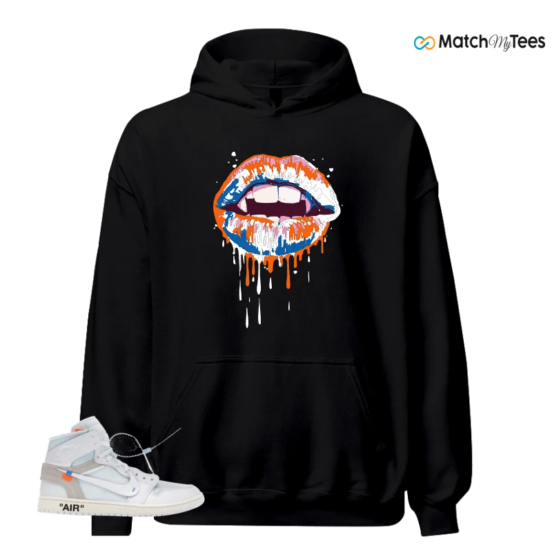 NIKE AIR JORDAN 1 RETRO HIGH VIRGIL ABLOH ARCHIVE ALASKA SNEAKER Matching Tees hoodie