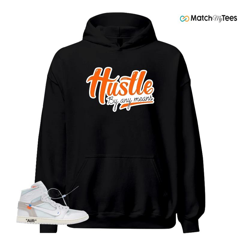 NIKE AIR JORDAN 1 RETRO HIGH VIRGIL ABLOH ARCHIVE ALASKA SNEAKER Matching Tees hoodie