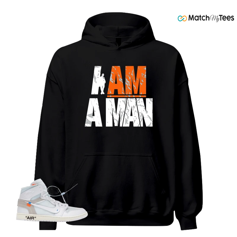 NIKE AIR JORDAN 1 RETRO HIGH VIRGIL ABLOH ARCHIVE ALASKA SNEAKER Matching Tees hoodie