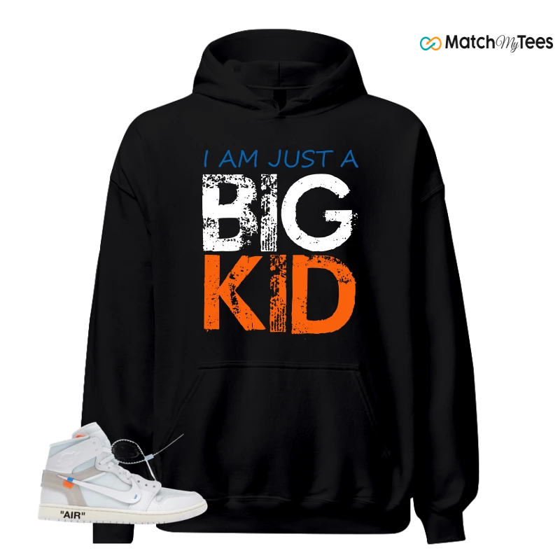 NIKE AIR JORDAN 1 RETRO HIGH VIRGIL ABLOH ARCHIVE ALASKA SNEAKER Matching Tees hoodie